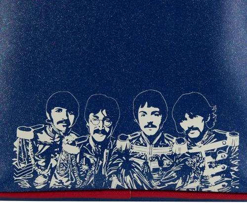 Vista 4 de Loungefly The Beatles SGT Peppers - Bolso de hombro con doble correa para mujer Multi talla única Mini mochila