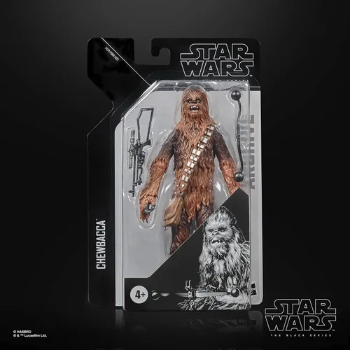 Vista 2 de STAR WARS The Black Series Archive Chewbacca - Figura de acción coleccionable de 6 pulgadas, a escala A New Hope, juguetes para niños de 4 años