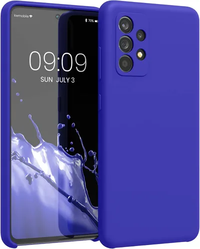 Vista 117 de kwmobile Funda Compatible con Samsung Galaxy A14 5G - Funda de teléfono de TPU y silicona con acabado suave - Verde Lima