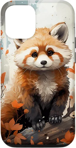 Vista 28 de Cute Red Panda, Red Panda Lover Case for iPhone 17