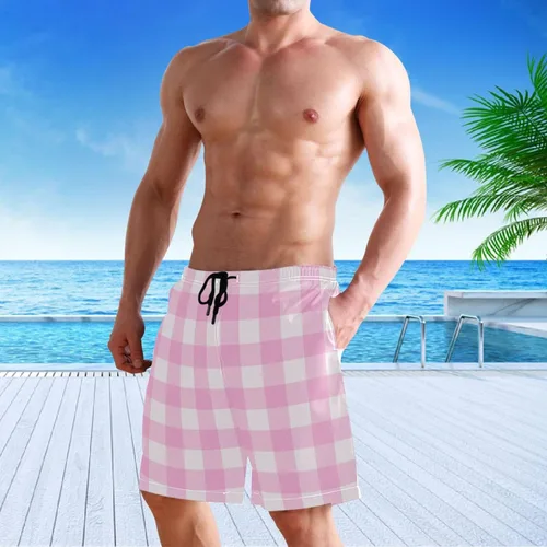 Vista 5 de visesunny Traje de baño para hombre con estilo de secado rápido, ropa de playa, pantalones cortos para natación, trajes de baño para fiestas