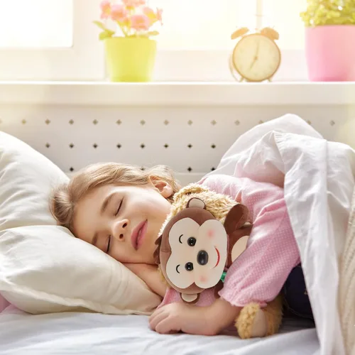 Vista 9 de MERRYHAPY Adorable peluche de mono hecho con algodón suave, lindo peluche en forma de mono de dibujos animados, para jugar y decoración