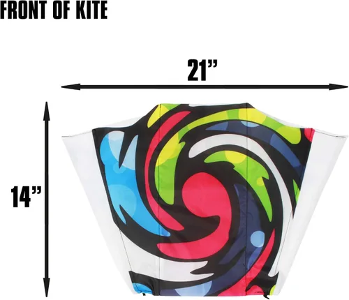 Vista 3 de X Kites PocketKite™ Parafoil Kite Surtido en Cometa de Nylon PDQ
