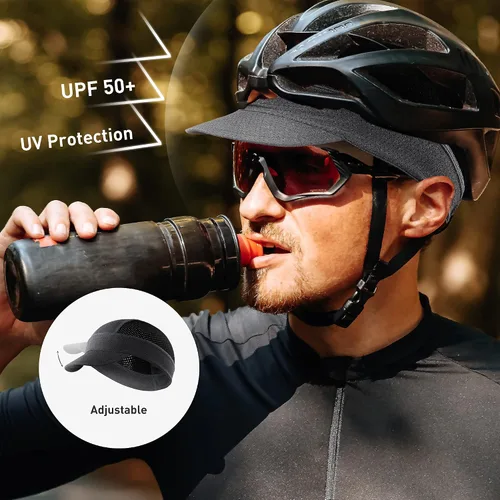 Vista 2 de Arcweg Gorras de ciclismo transpirables para debajo del casco, sombrero de bicicleta que absorbe el sudor, sombrero a