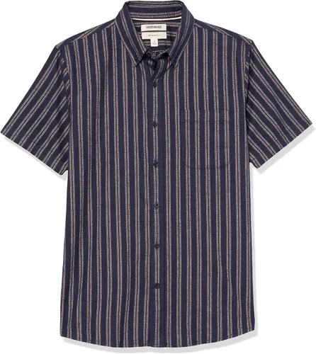 Vista 6 de Goodthreads Camisa ajustada de manga corta con bolsillo para hombre
