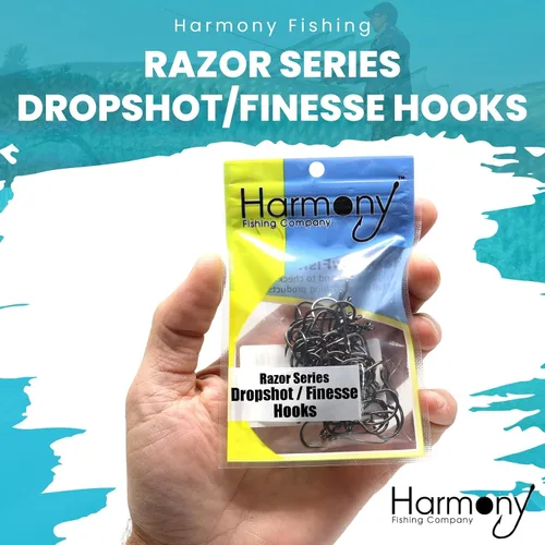 Vista 6 de Harmony Fishing - Razor Series Dropshot - Anzuelos de pesca (selecciona tamaño y cantidad)