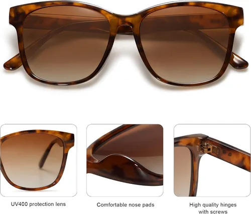 Vista 4 de SOJOS Gafas de sol Polairzed para mujer y hombre SJ2203