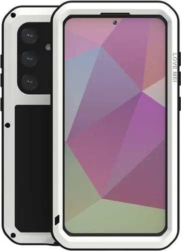Vista 11 de LOVE MEI Funda compatible con Samsung Galaxy S24 Plus, resistente al agua, para exteriores, militar, resistente, a prueba de golpes, polvo y Negro