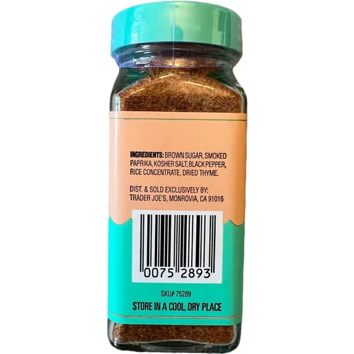 Vista 3 de Trader Joes Salmon Rub, mezcla de condimentos, 1 paquete