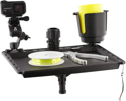 Vista 7 de Scotty #284-BK Baitcaster/Soporte de caña giratoria + paquete de tabla de cebo Scotty #455