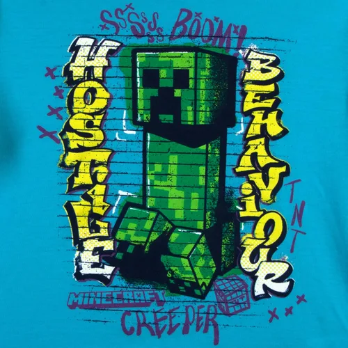 Vista 7 de Minecraft Creeper - Juego de 4 camisetas para niños, 4