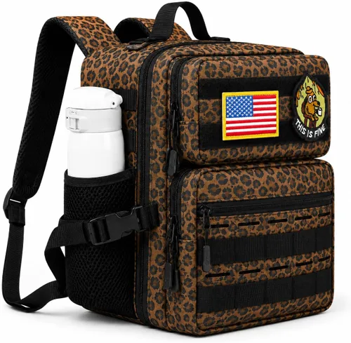 Vista 10 de Mini mochila táctica de 9L para hombres y mujeres, mochila táctica militar pequeña para deportes, gimnasio, senderismo, viajes, camping, Verde Verde