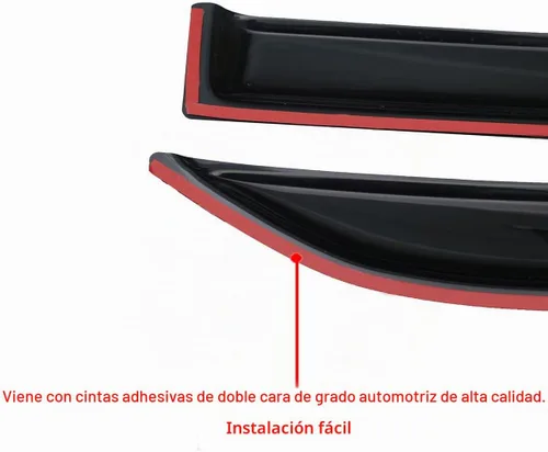 Vista 6 de Lightronic Visera de ventana de ventilación automática de montaje exterior extraduradera, se adapta a Toyota Tacoma XtraCab 1995-2004
