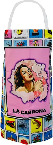 Vista 8 de Leos Imports Loteria Card - Delantal de bingo mexicano con bolsillos