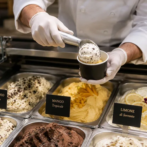 Vista 5 de Restaurantware Cuchara de helado de aluminio plateado de 1.5 oz