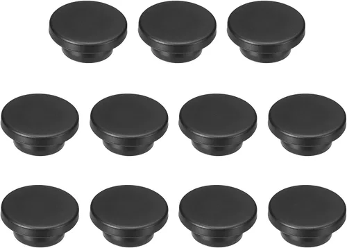 Vista 220 de MECCANIXITY - Tapones de silicona en forma de T (26mm, 1 pulgada de diámetro), color negro