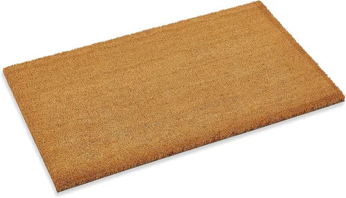 Vista 2 de Kempf Alfombrilla de coco de corte personalizado de 1/2 pulgada de grosor con respaldo de vinilo, ideal para entradas de área empotrada