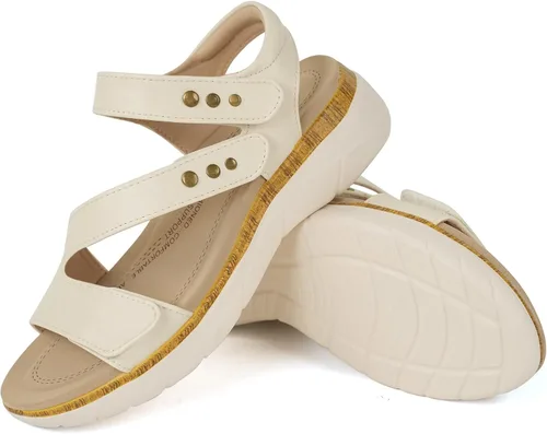 Vista 6 de ORTOREX Sandalias cómodas con soporte de arco para mujer, sandalias acolchadas para caminar