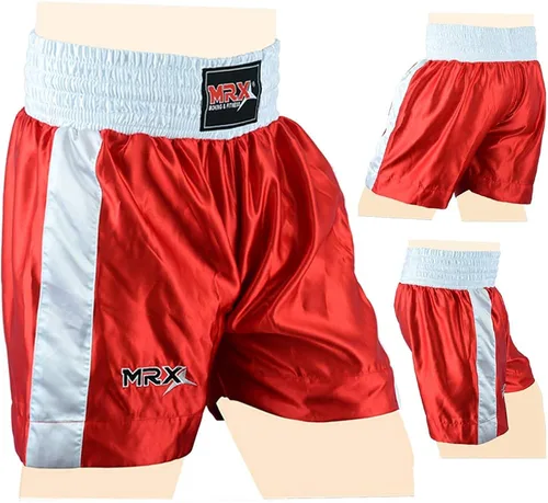 Vista 4 de Pantalones cortos de boxeo para hombre, entrenamiento de boxeo, fitness, gimnasio, jaula, lucha de MMA Mauy Thai Kickboxing