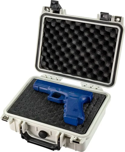 Vista 12 de Eylar Pequeña funda rígida para pistola de 10.62 pulgadas, resistente al agua, con estándares TSA de espuma