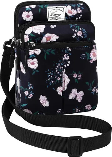 Vista 11 de Kamo Bolso Multifuncional para Teléfono de Un Solo Hombro, Bolso de Cintura para Teléfono, Bolso Diagonal Cruzado, Estuche para Teléfono Inteligente