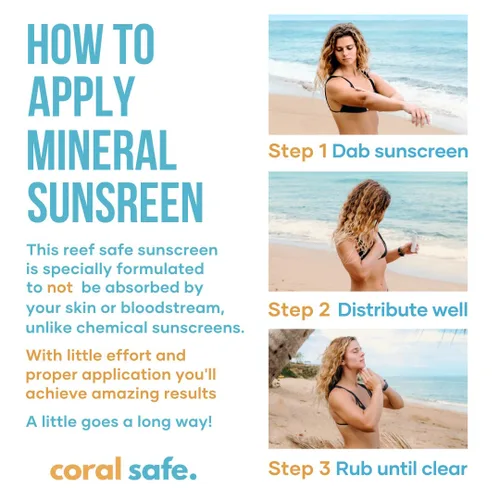 Vista 5 de Protector solar seguro para arrecifes SPF 50 en barra para rostro - Biodegradable, aprobado en Hawái y México, con zinc, vitamina E, libre