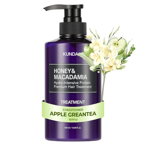 Vista 14 de KUNDAL Acondicionador Natural de Miel y Macadamia [Almizcle Blanco] Cuidado Capilar Coreano, Reparación del Daño, Hidratación Profunda, Fragancia