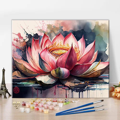 Vista 11 de TUMOVO Pintura por números para adultos, kits de pintura de playa por números, pintura al óleo de paisaje costero colorido para adultos, kit