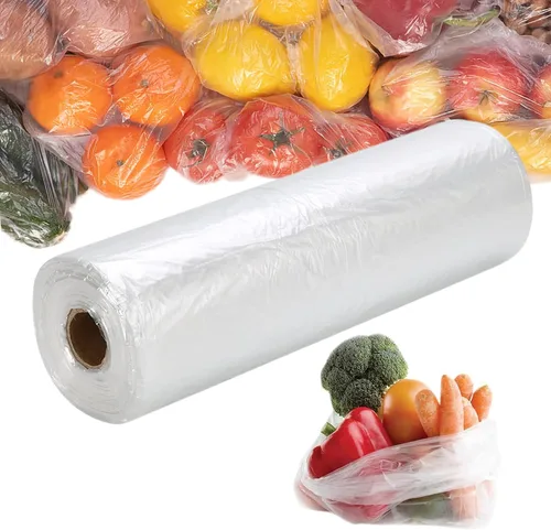 Vista 8 de Bolsas de almacenamiento de alimentos de 10 x 14 pulgadas, bolsa de plástico transparente, 500 unidades bolsa de plástico desechable para alimentos
