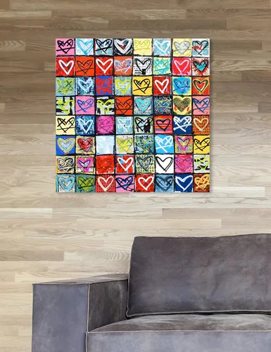 Vista 4 de Oliver Gal "Freedom" The Abstract Wall Art Decor Collection Contemporary Premium - Lienzo impreso
