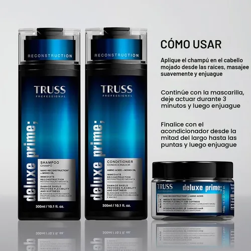 Vista 4 de TRUSS Deluxe Prime - Mascarilla para el cabello con acondicionamiento