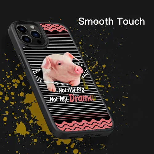 Vista 4 de Funda para iPhone 16 15 14 13 12 11 Pro Max Galaxy S25 S24 S23 S22 S21 S20 FE Plus Ultra A16 A15 A14 A54 Note 20 Negro