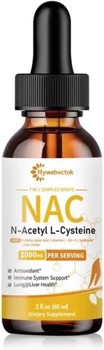 Vista 7 de Líquido NAC Gotas 1000 MG,NAC Suplemento Líquido N-Acetil