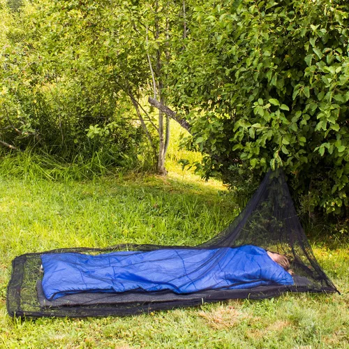 Vista 6 de MEKKAPRO Mosquitera para acampar con bolsa de transporte, tienda de campaña, red de mosquitos compacta y ligera para camping, mosquitera para cama