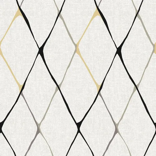 Vista 20 de Surface Style What Your Angle - Papel tapiz geométrico para despegar y pegar, color dorado