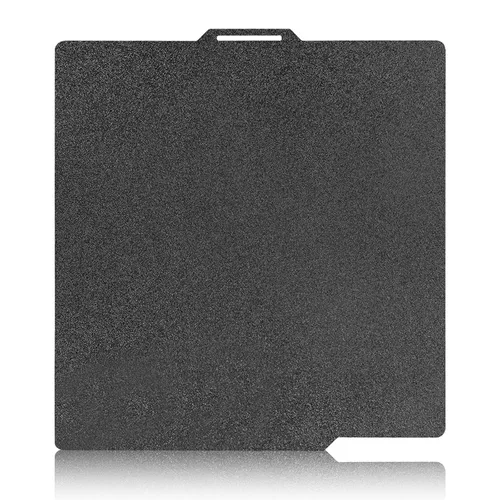 Vista 9 de Placa de construcción P1S X1C PEI con textura suave para Bambu Lab, placa de cama flexible de doble cara de hoja de acero de resorte PEI