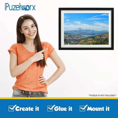 Vista 6 de Playkidz PuzzleWorx - Pegamento para rompecabezas, aplicador fácil de poner, paquete de 2, pegamento transparente no tóxico para rompecabezas