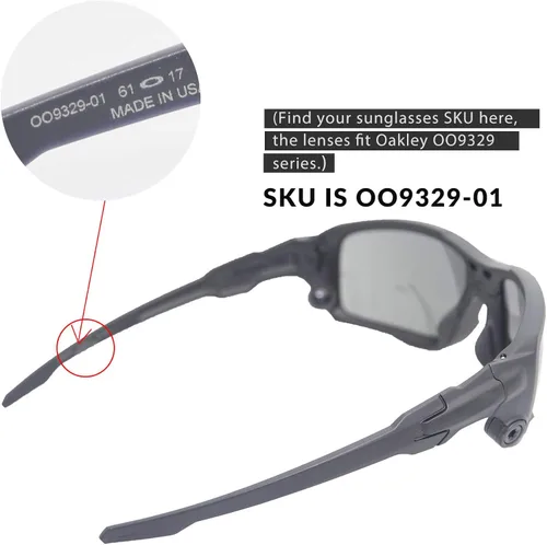 Vista 6 de Walleva - Lentes de repuesto para gafas de sol Oakley Shocktube
