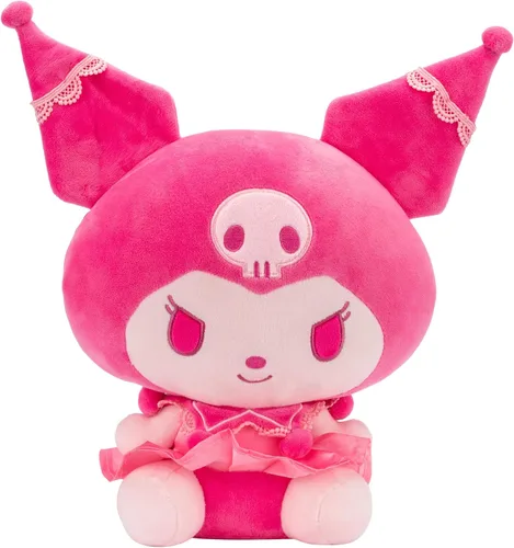Vista 9 de Hello Kitty and Friends - Hello Kitty - Peluche monocromático rosa de 12 pulgadas Hello Kitty Rosa