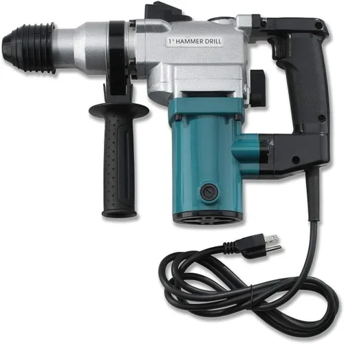 Vista 3 de 1" eléctrico rotatorio roto martillo taladro SDS hormigón cincel kit w/bits nuevo