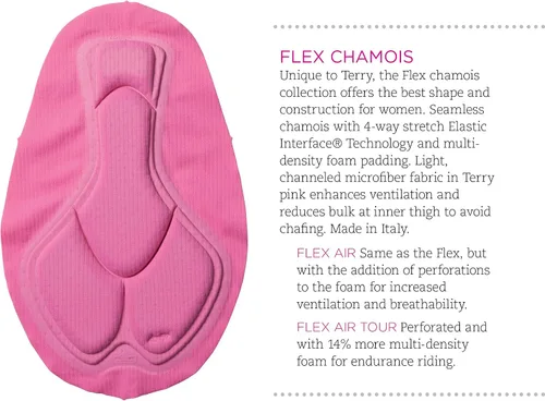Vista 6 de Terry Pantalones cortos de ciclismo acolchados para mujer, pantalones cortos de ciclismo para mujer, pantalones cortos de compresión de cintura