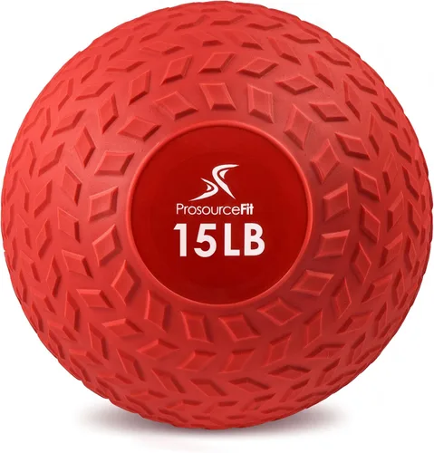 Vista 17 de ProsourceFit Slam Medicine Balls 5, 10, 15, 20, 25, 30, 50lbs Smooth and Tread Textured Grip Dead Weight Balls for Strength and Conditioning