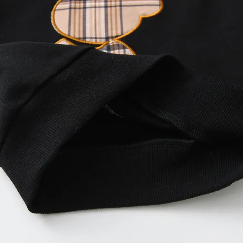 Vista 5 de Ropa de bebé niño niño manga larga con estampado de oso + pantalones deportivos