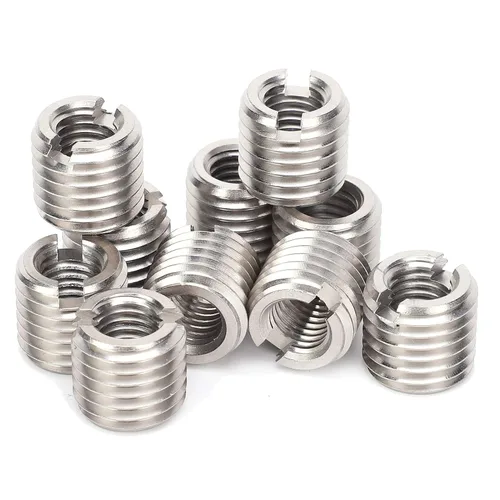 Vista 42 de 10 piezas de inserción de rosca autorroscante, tuerca reductora de acero inoxidable de 0.236 in hembra M3x0.0.197 in macho M5x0.0.315 in