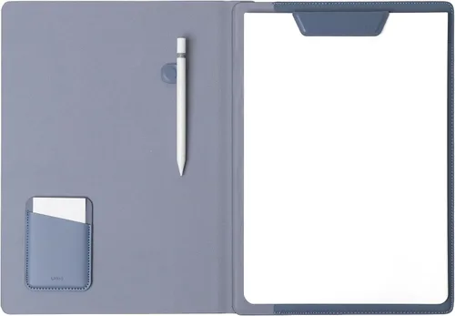 Vista 4 de LHiDS A4 Padfolio 2.0 Pro – Magnetic Business Portfolio with MagSafe Card Holder, Clipboard & Floating Stand, PU Leather Meeting Notebook for Apricot