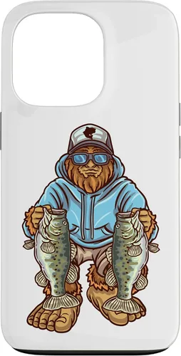 Vista 10 de Funda para iPhone 17, diseño de pescador de pie grande