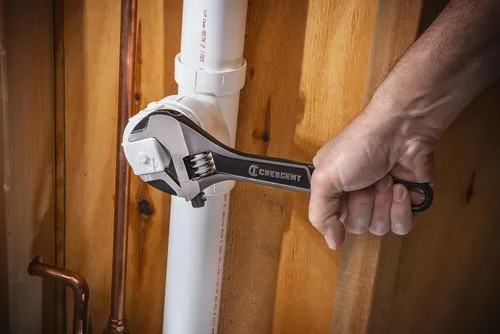 Vista 7 de Crescent Juego de llaves ajustables de mandíbula ancha de 2 piezas 6 y 10 pulgadas ATWJ2610VS
