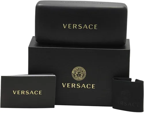 Vista 7 de Versace Rectangular moderno para mujer, Negro