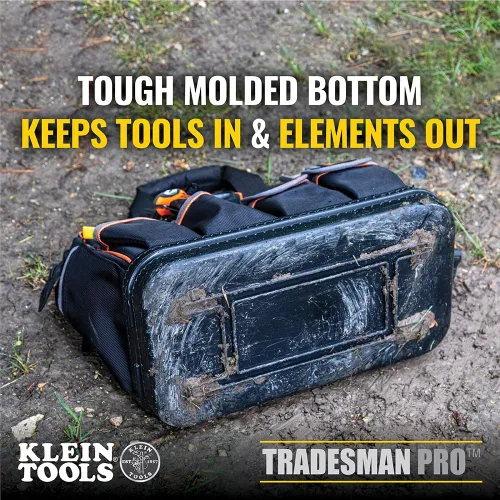 Vista 3 de Klein Tools 554171814 Tradesman Pro Bolsa Oorganizador Eextremea de electricista bolsa