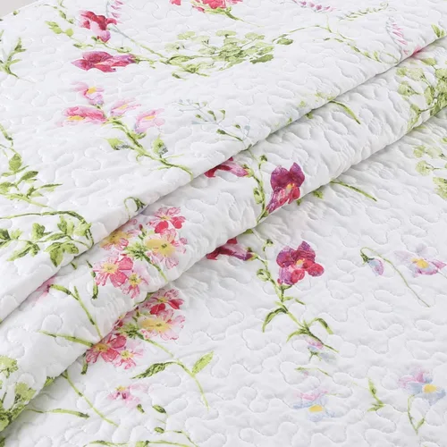 Vista 3 de Chintz - Juego de edredón de 3 piezas, juego de cama de algodón, tamaño King